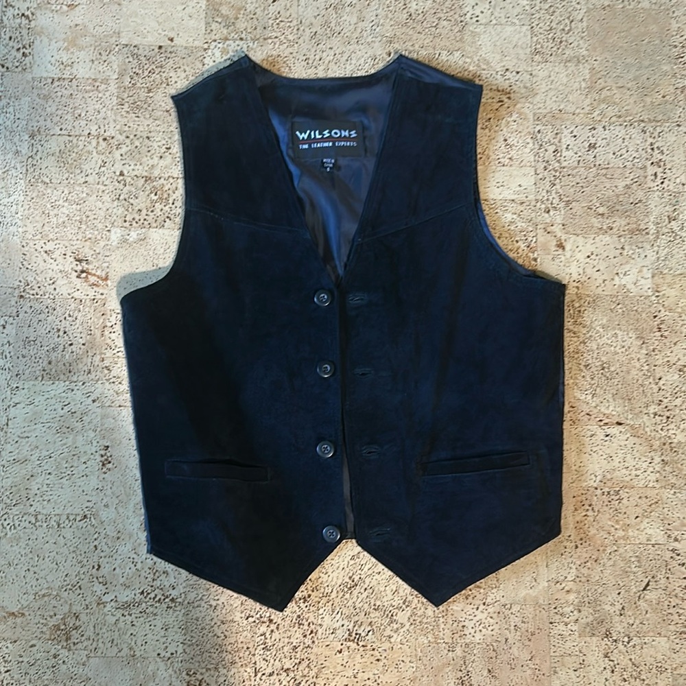 Authentic suede vest